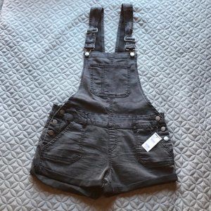 Tilly's Black Denim Shortalls